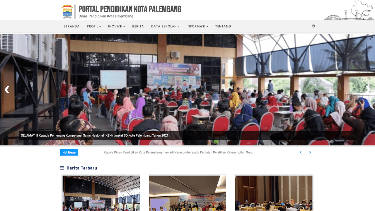 Disdik Palembang Web Portal