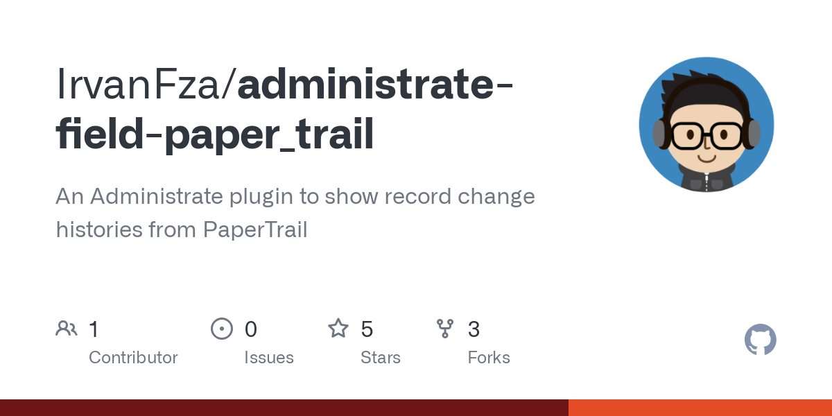 Administrate Field PaperTrail Ruby Gem