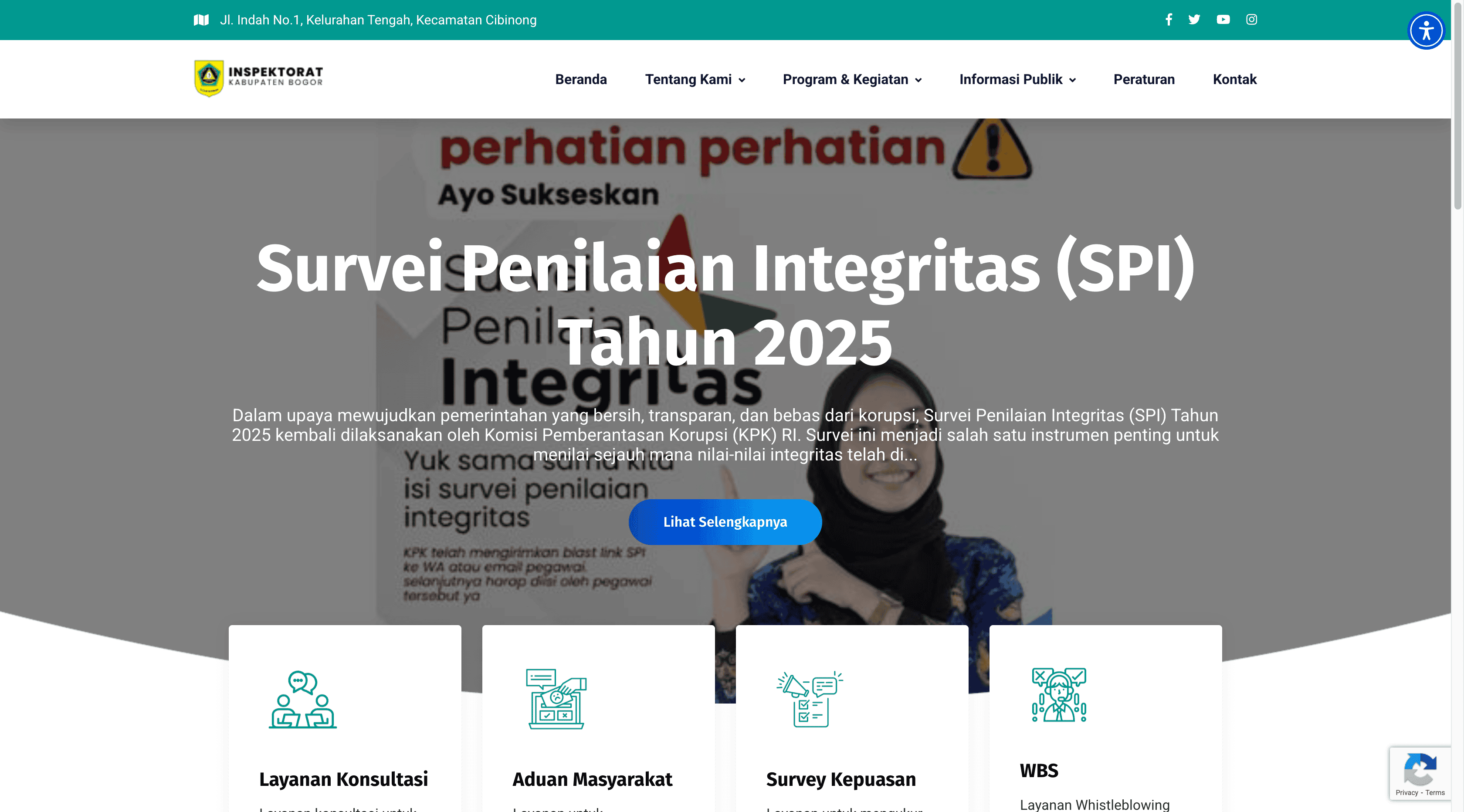 Inspektorat Kab. Bogor Web Portal