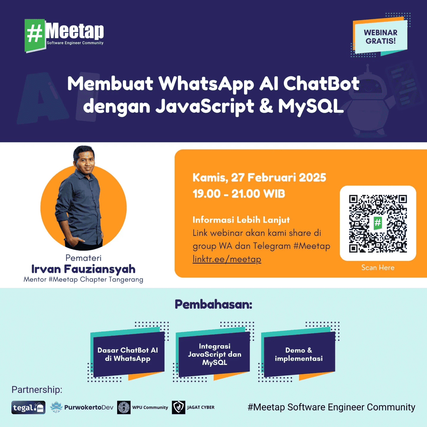 Membuat WhatsApp AI ChatBot dengan JavaScript & MySQL